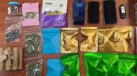 תפיסת סמים, צילום: דוברות המשטרה